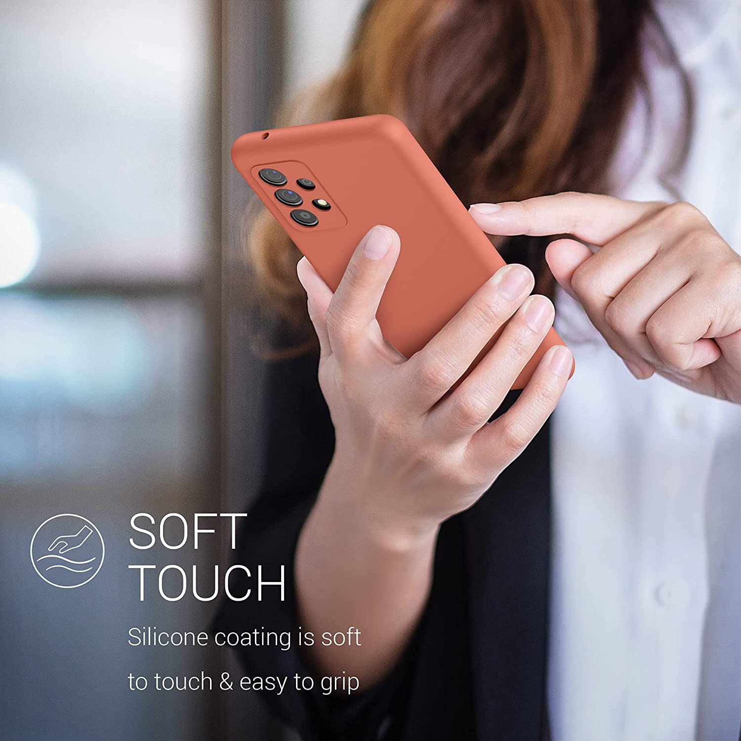 KW Samsung Galaxy A52 / A52 5G / A52s 5G Θήκη Σιλικόνης Rubber TPU - Blush Beauty - 54347.215