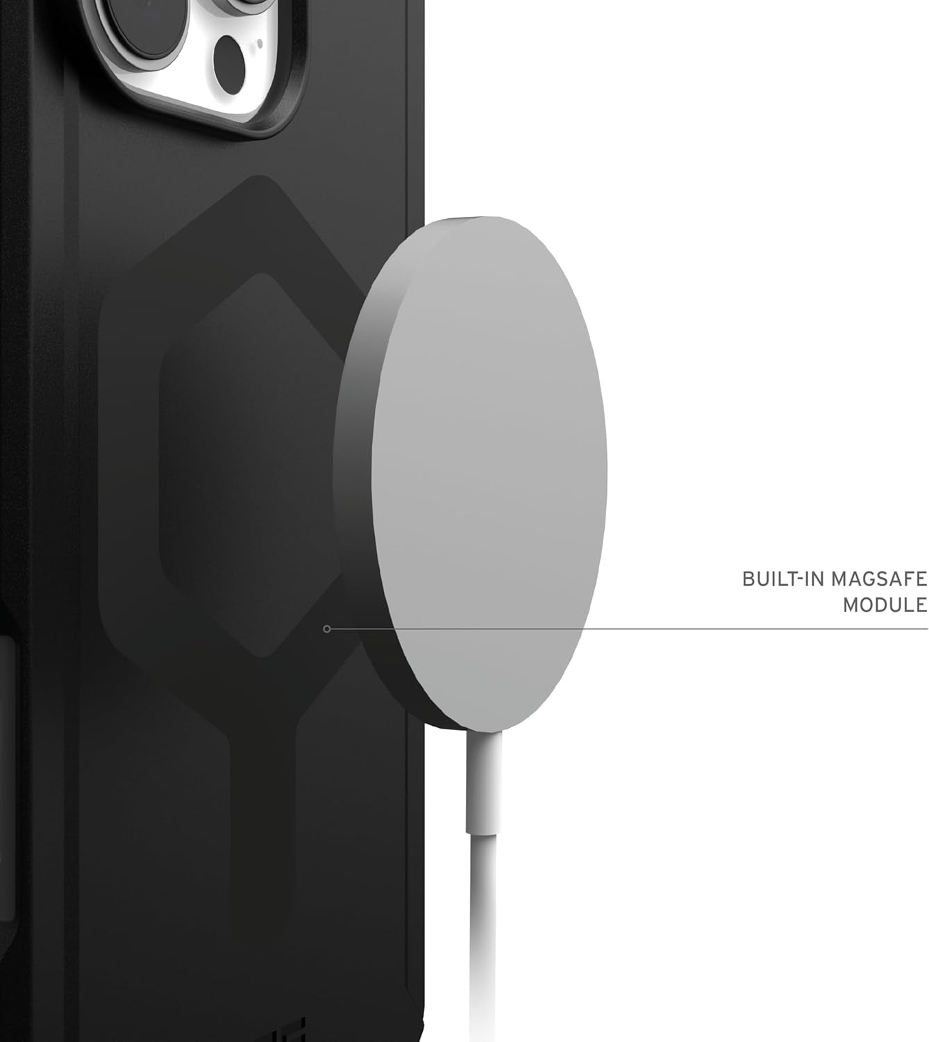UAG iPhone 16 Pro Max Essential Armor MagSafe Θήκη Σιλικόνης TPU με MagSafe - Black