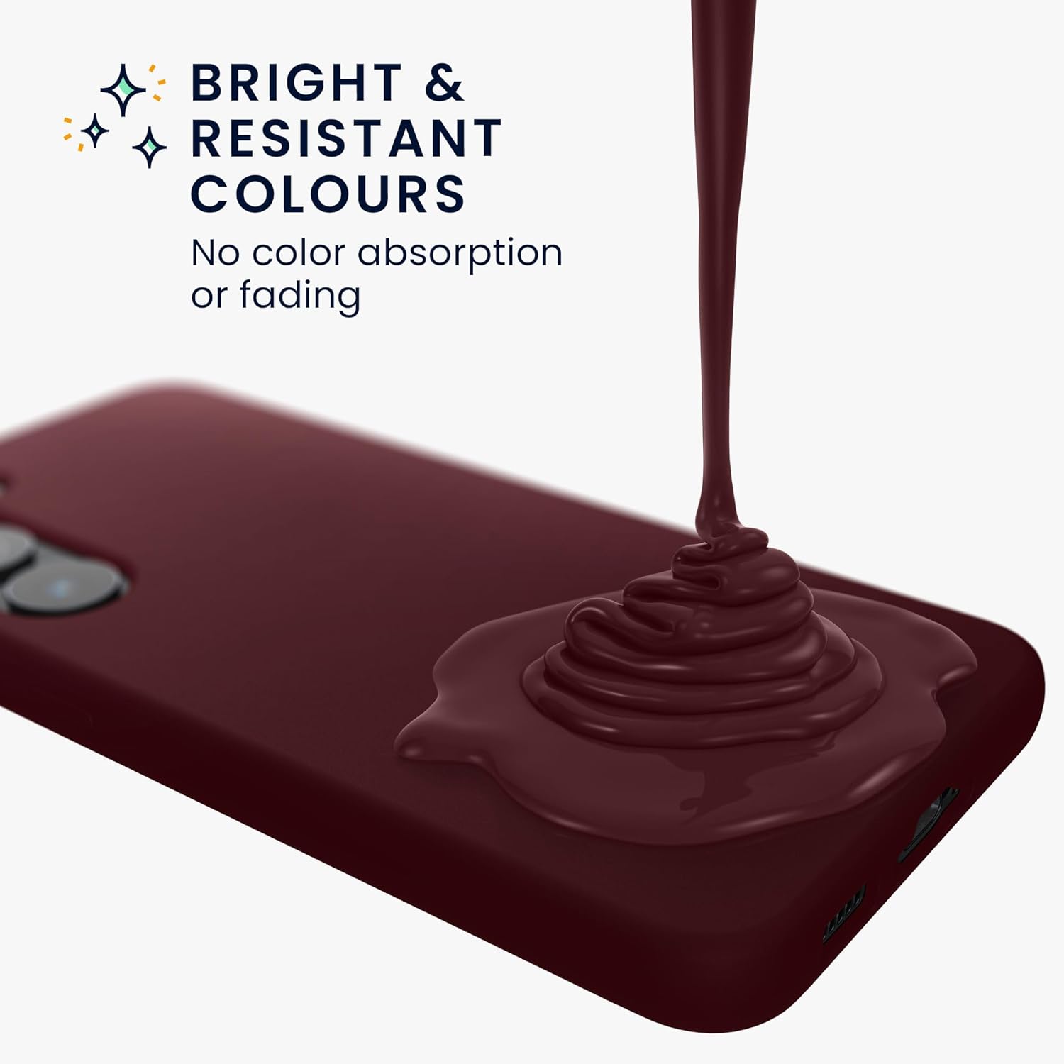KW Samsung Galaxy S24+ Θήκη Σιλικόνης Rubberized TPU - Bordeaux Violet
