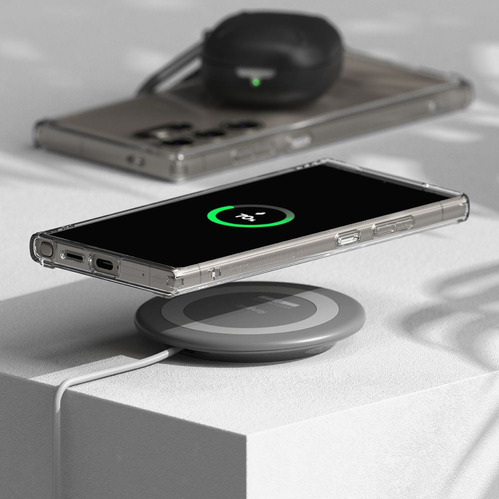 Ringke Samsung Galaxy S24 Ultra Fusion Σκληρή Θήκη με Πλαίσιο Σιλικόνης - Διάφανη