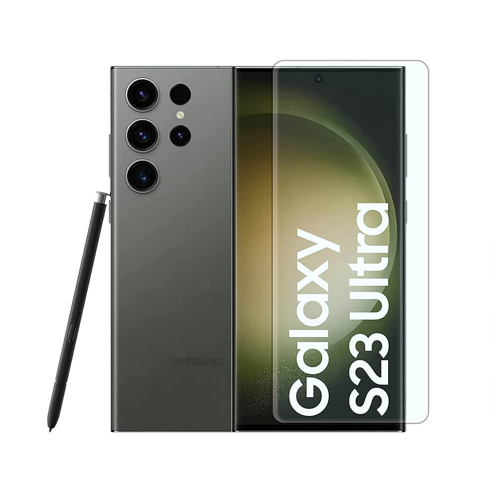 Lito Samsung Galaxy S23 Ultra 3D UV Glass 9H Tempered Glass Αντιχαρακτικό Γυαλί Οθόνης - Διάφανο