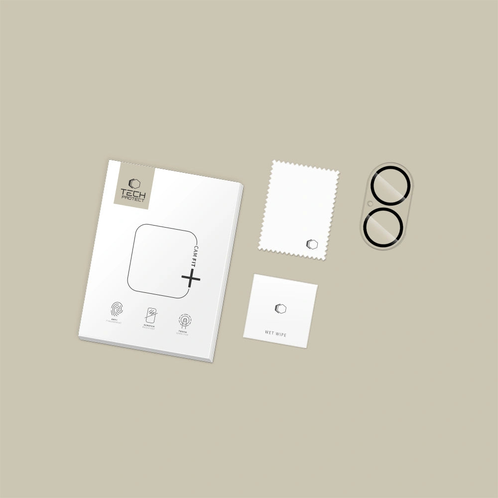 Tech-Protect iPhone 17 Cam Fit+ Αντιχαρακτικό Γυαλί για την Κάμερα - Διάφανο