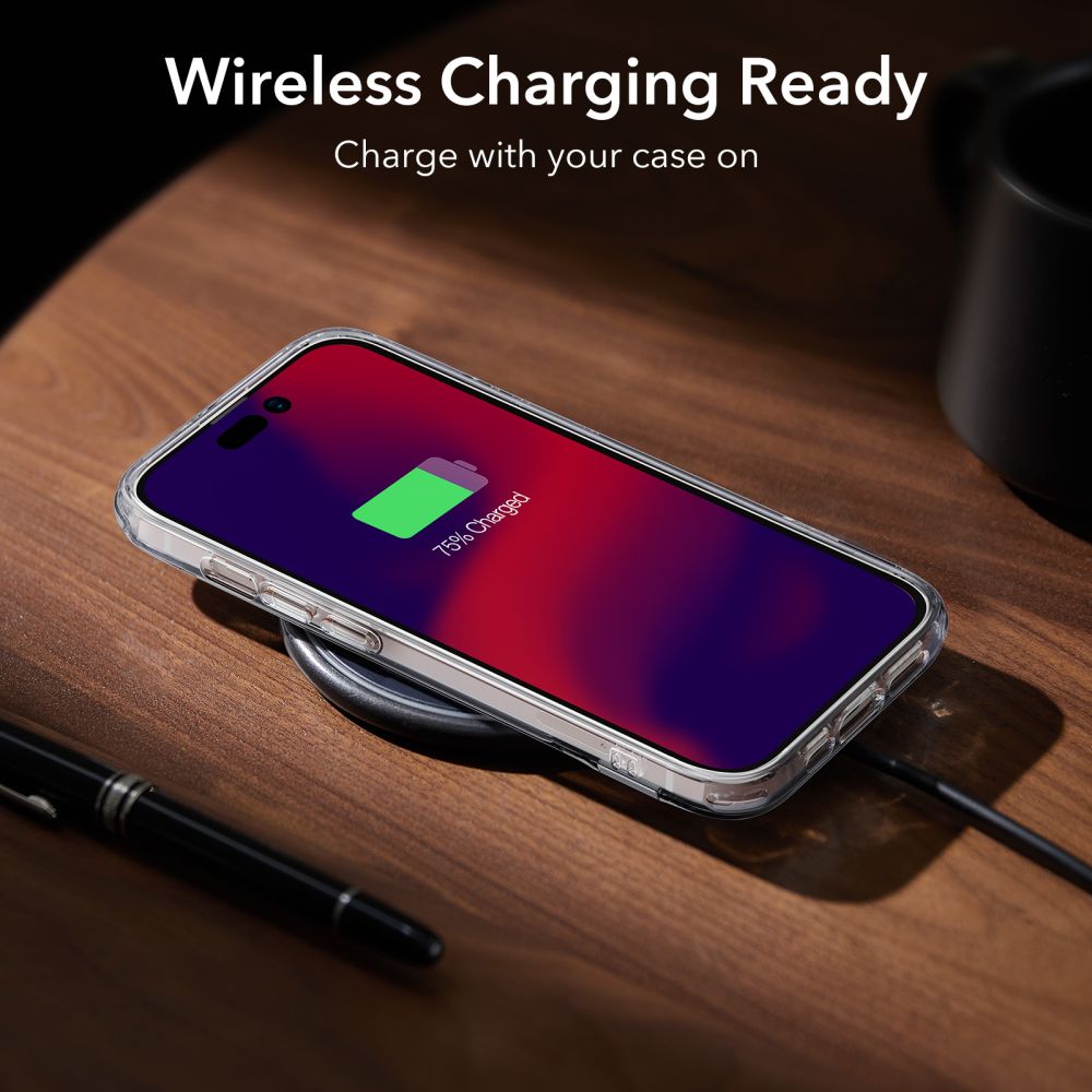 ESR iPhone 14 Pro Air Shield Boost Θήκη Σιλικόνης με Stand - Διάφανη