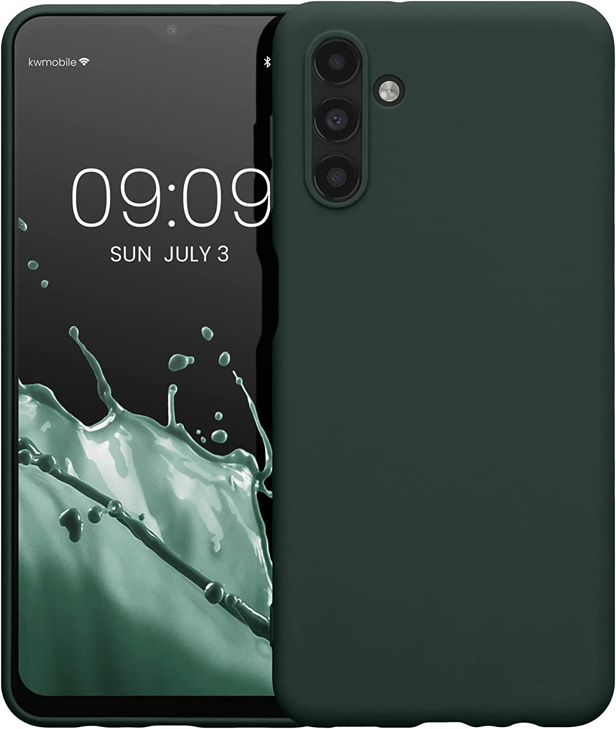 KW Samsung Galaxy A13 5G Θήκη Σιλικόνης TPU - Moss Green - 58919.169