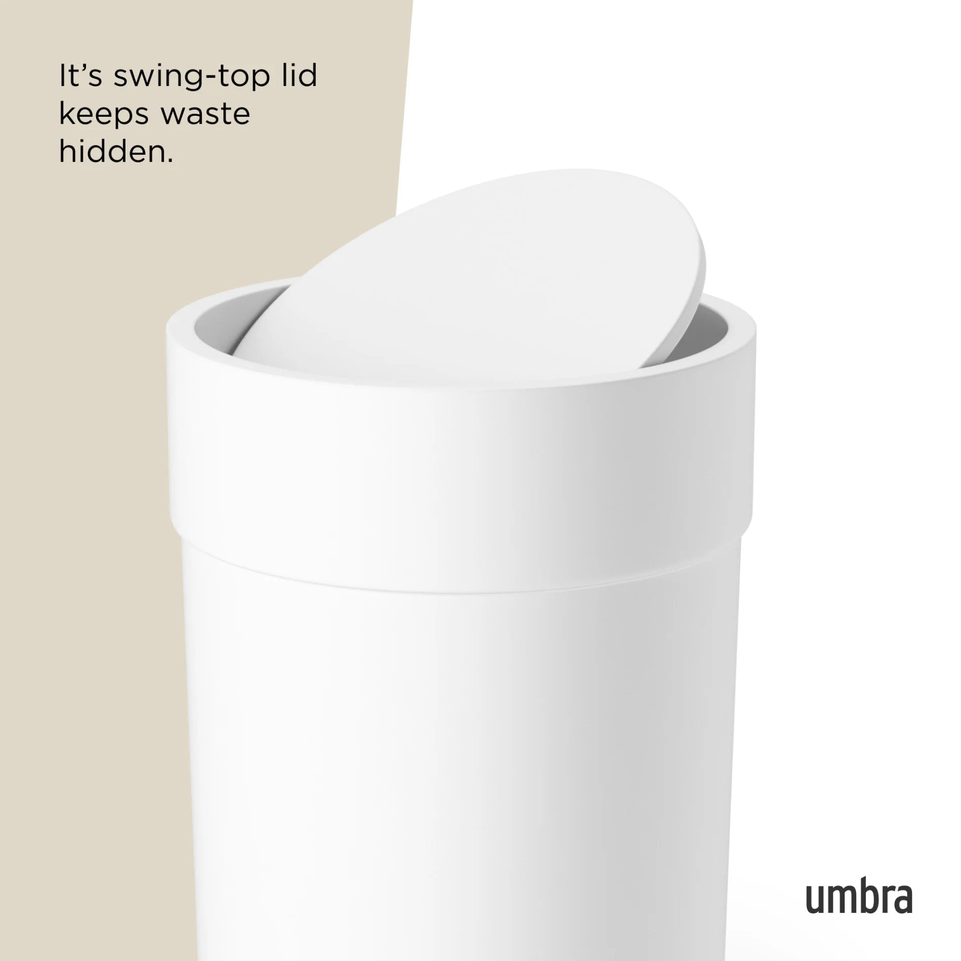 Umbra Κάδος Απορριμμάτων - Touch - 6L - White