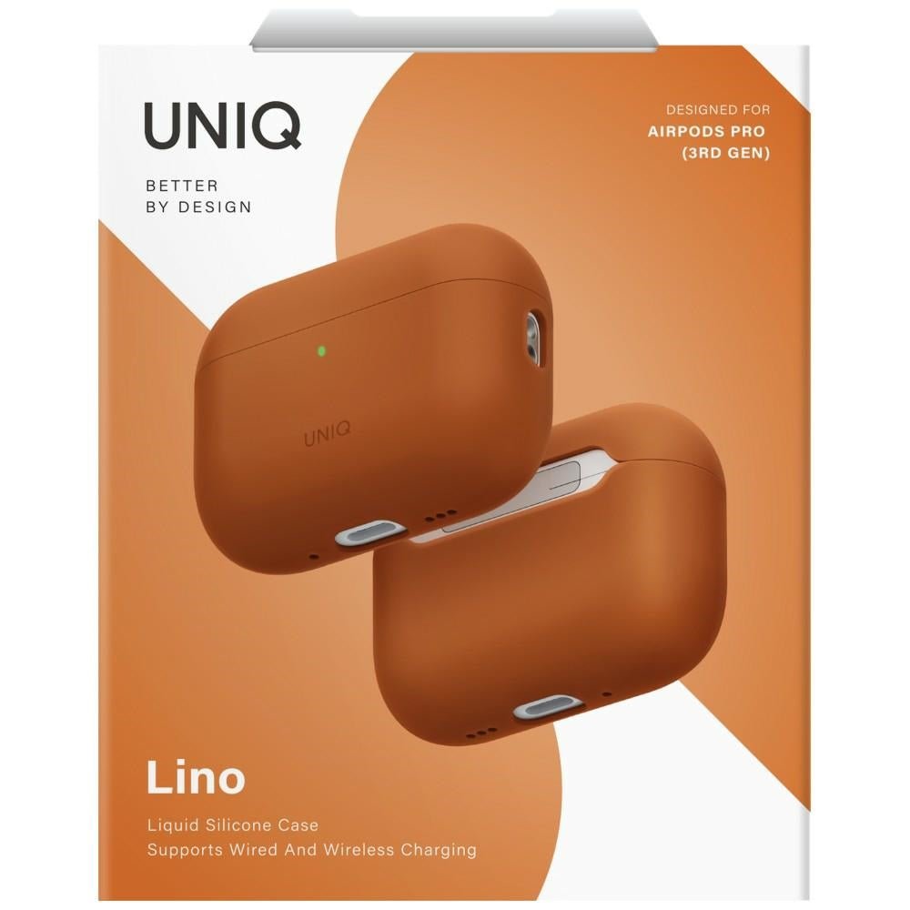 Uniq AirPods Pro 3 - Θήκη Σιλικόνης - Lino Silicone - Orange