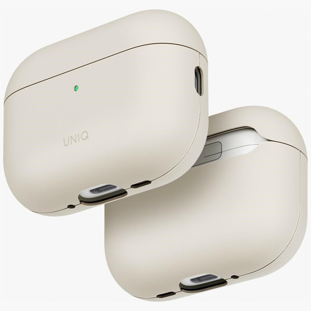 Uniq AirPods Pro 3 - Θήκη με Επένδυση Συνθετικού Δέρματος - Lyden Vex - Clay