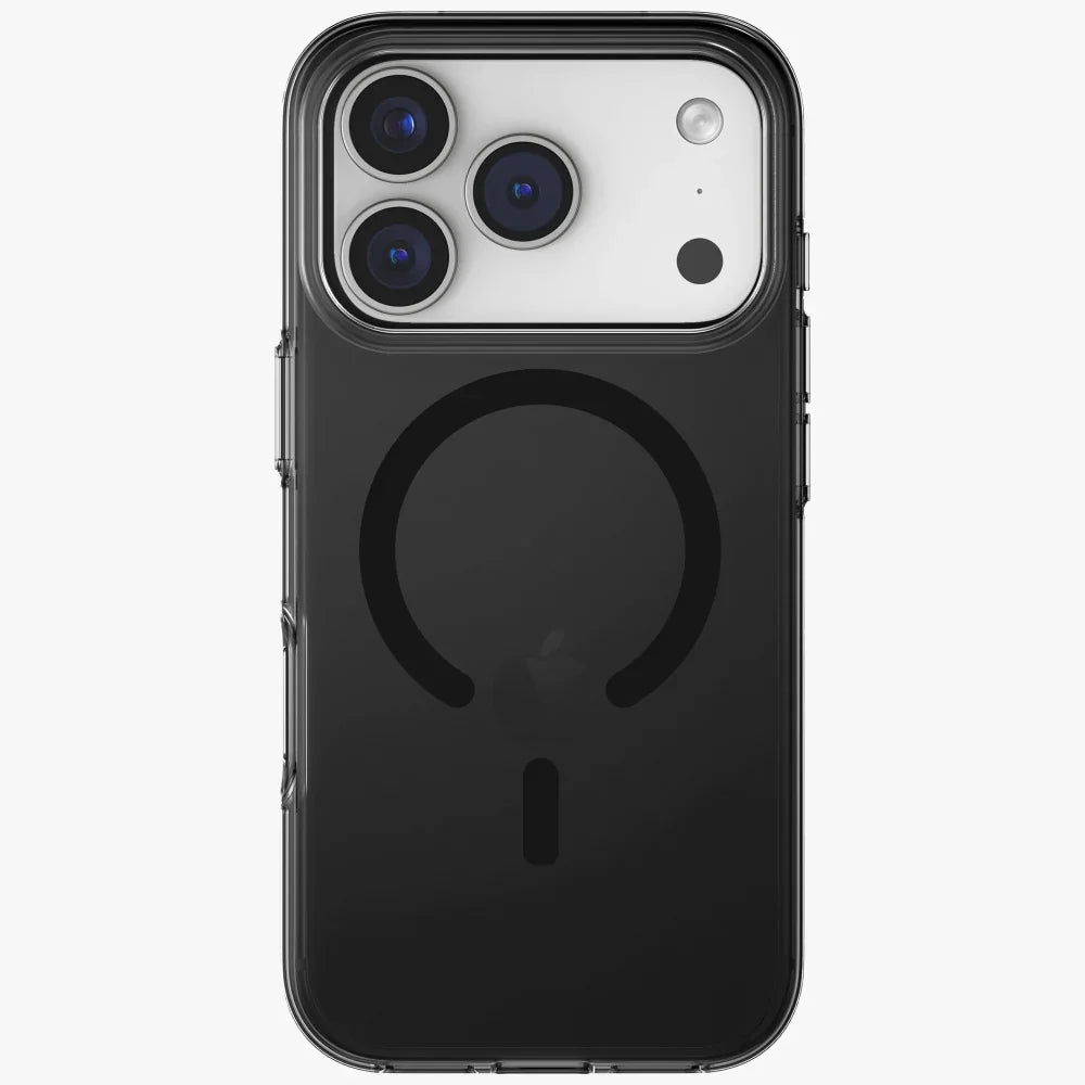Uniq iPhone 17 Pro - Clario MagClick Charging - Σκληρή Θήκη με Πλαίσιο Σιλικόνης και MagSafe - Black