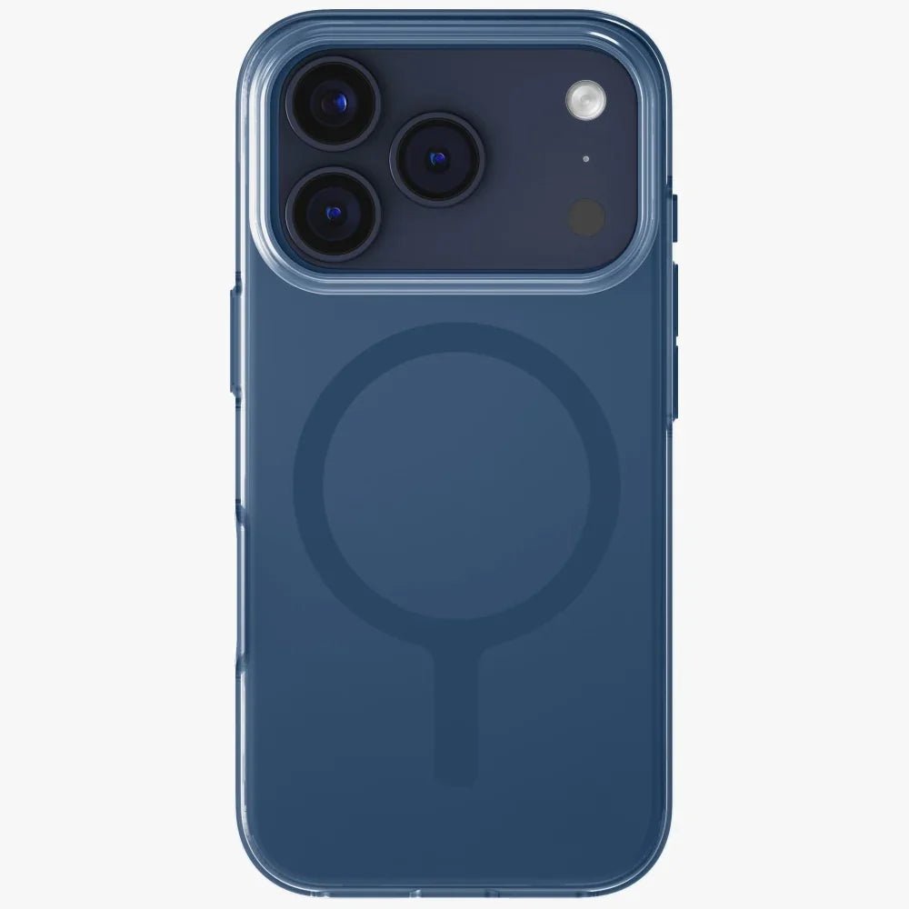 Uniq iPhone 17 Pro - Clario MagClick Charging - Σκληρή Θήκη με Πλαίσιο Σιλικόνης και MagSafe - Blue