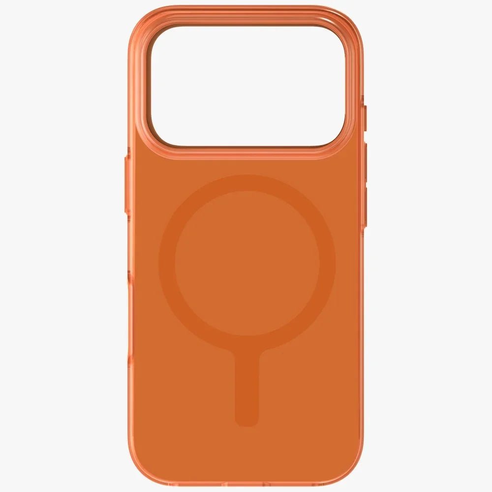 Uniq iPhone 17 Pro - Clario MagClick Charging - Σκληρή Θήκη με Πλαίσιο Σιλικόνης και MagSafe - Orange