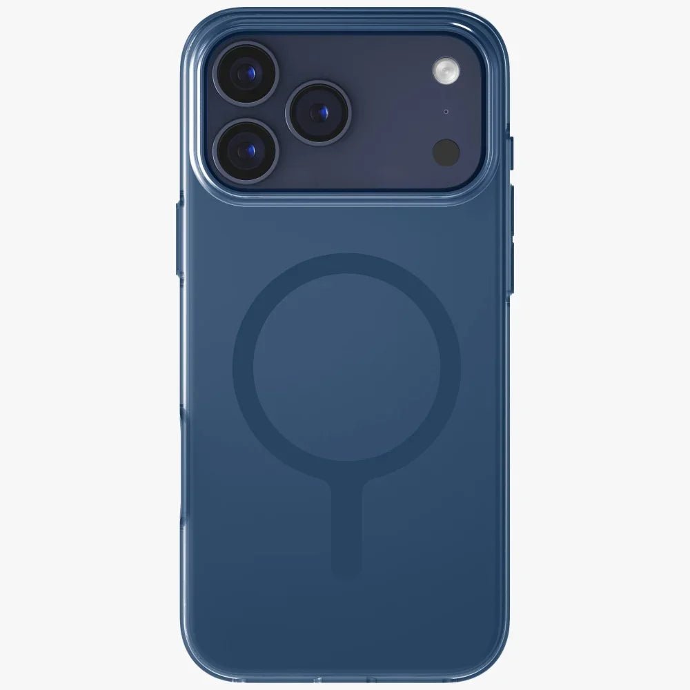 Uniq iPhone 17 Pro Max - Clario MagClick Charging - Σκληρή Θήκη με Πλαίσιο Σιλικόνης και MagSafe - Blue