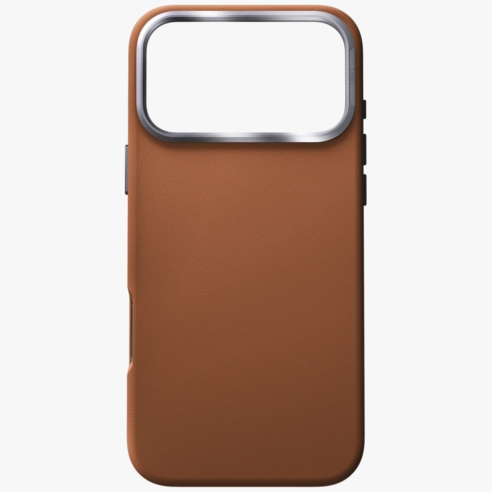 Uniq iPhone 17 Pro Max - Σκληρή Θήκη με Επένδυση Συνθετικού Δέρματος και MagSafe - Lyden MagClick - Caramel