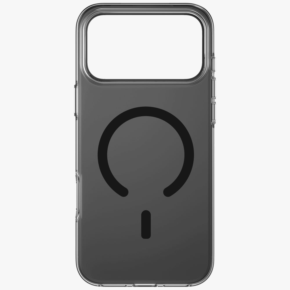 Uniq iPhone 17 Pro Max - Σκληρή Θήκη με Πλαίσιο Σιλικόνης και MagSafe - Clario MagClick Charging - Black