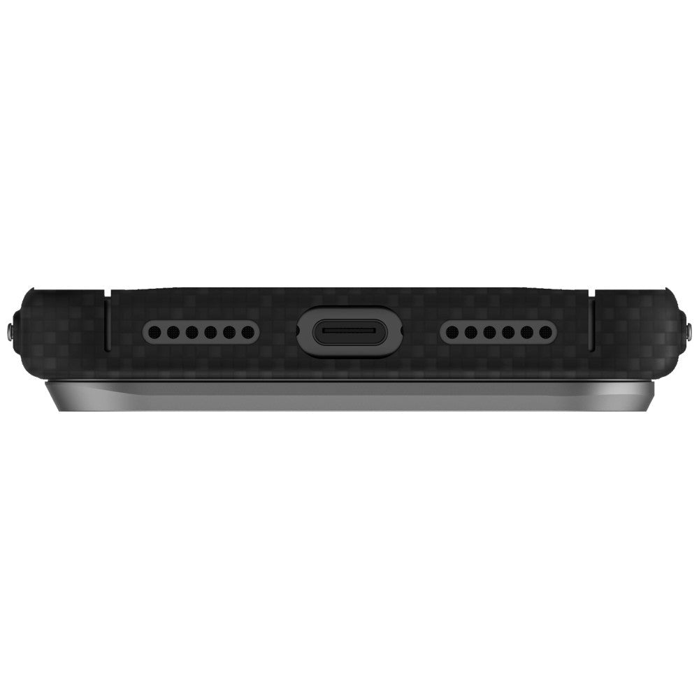 Uniq iPhone 17 Pro Max - Σκληρή Θήκη με Πλαίσιο Σιλικόνης και MagSafe - Keva EDGE Magclick - Black