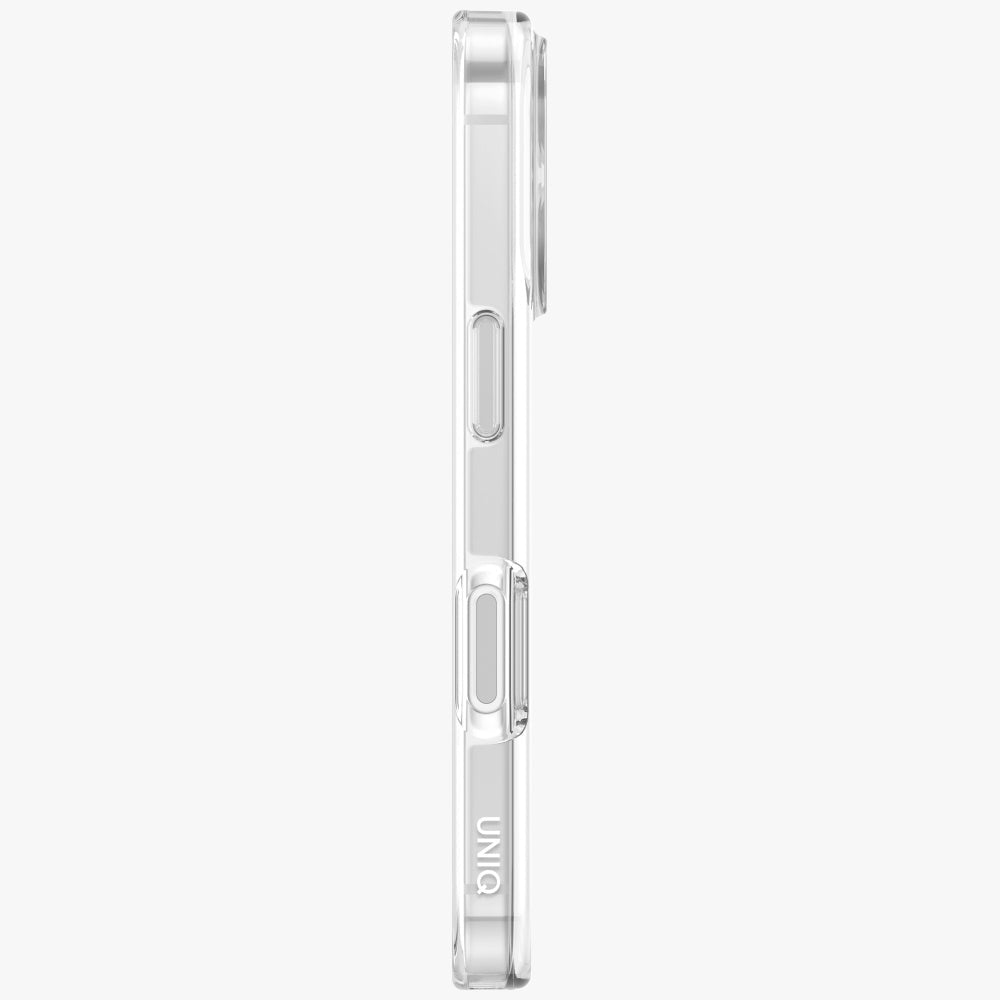 Uniq iPhone 17 Pro - Σκληρή Θήκη με Πλαίσιο Σιλικόνης και MagSafe - Clario MagClick Charging - Clear