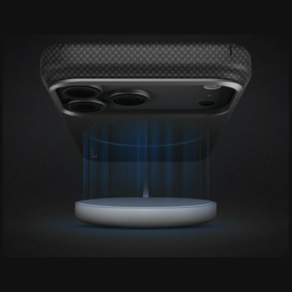 Uniq iPhone 18 Pro / iPhone 17 Pro - Σκληρή Θήκη με Πλαίσιο Σιλικόνης MagSafe - Keva EDGE Magclick - Black