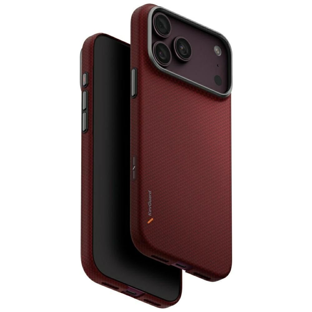 Uniq iPhone 18 Pro Max / iPhone 17 Pro Max - Σκληρή Θήκη με Πλαίσιο Σιλικόνης MagSafe - Keva EDGE Magclick - Red