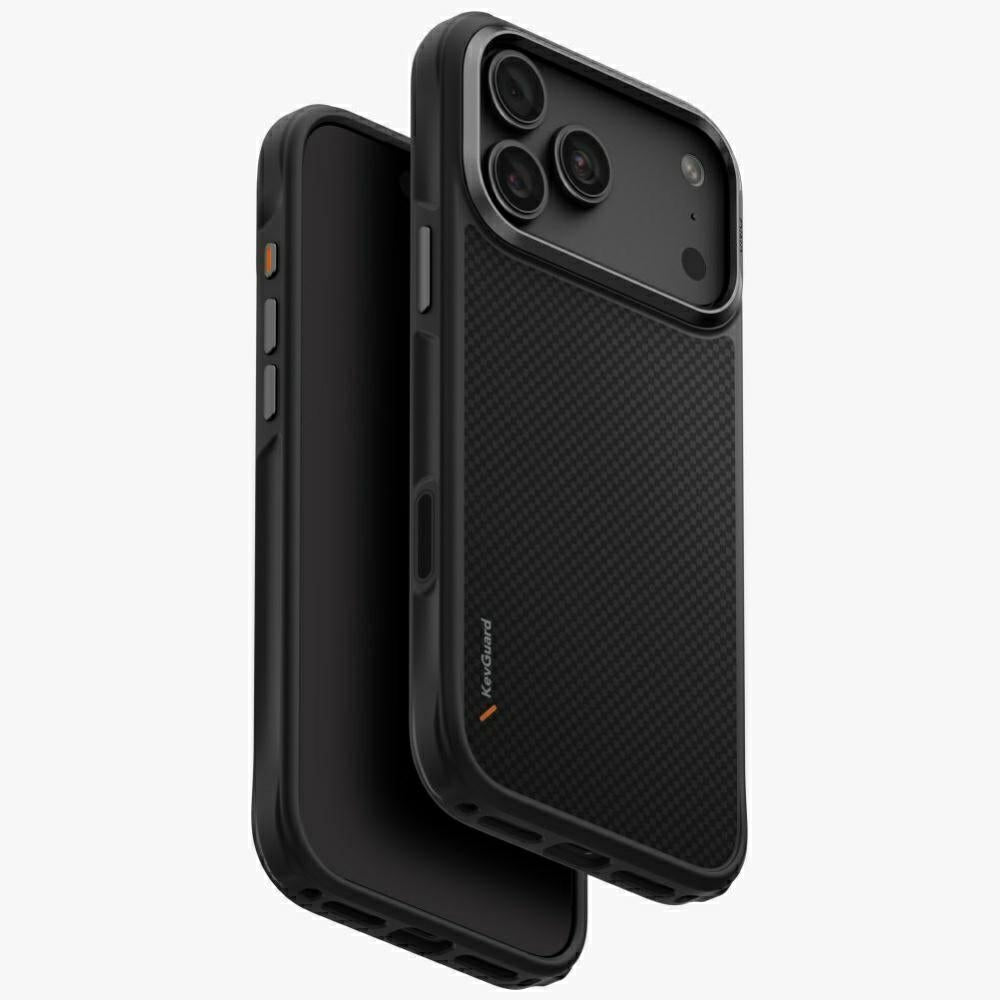 Uniq iPhone 18 Pro Max / iPhone 17 Pro Max - Σκληρή Θήκη με Πλαίσιο Σιλικόνης MagSafe - Keva Tough Aramid - Black