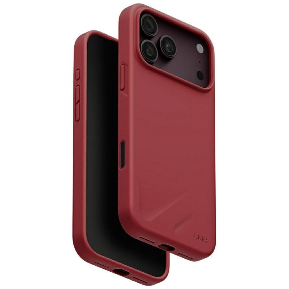 Uniq iPhone 18 Pro Max / iPhone 17 Pro Max - Θήκη Σιλικόνης MagSafe - Lino Magclick Charging - Cranberry Red