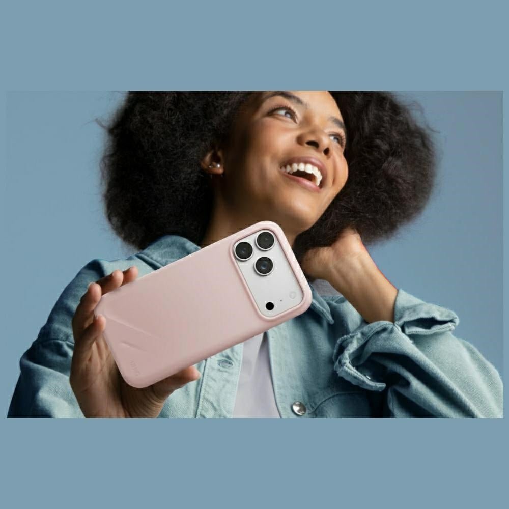 Uniq iPhone 18 Pro Max / iPhone 17 Pro Max - Θήκη Σιλικόνης MagSafe - Lino Magclick Charging - Pale Rose