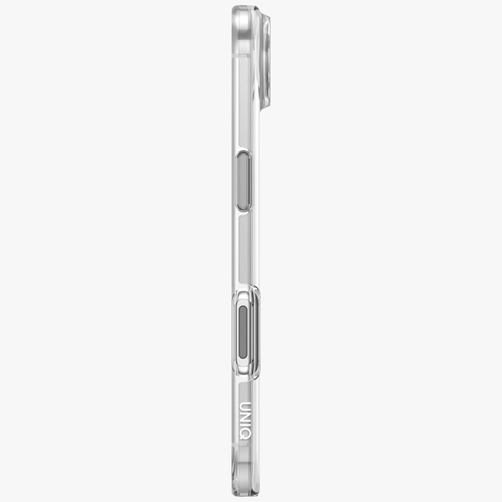 Uniq iPhone Air - Σκληρή Θήκη με Πλαίσιο Σιλικόνης και MagSafe - Clario MagClick Charging - Clear