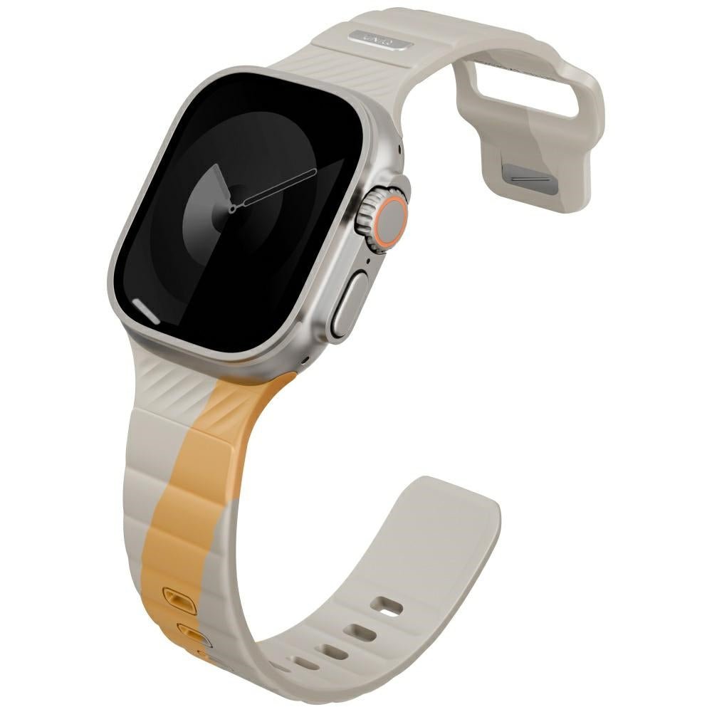 Uniq Λουράκι Apple Watch 8/9/10/11 - SE (1/2/3) - Ultra (1/2/3) – 44/45/46/49mm - Stride DE Rubber - Beige