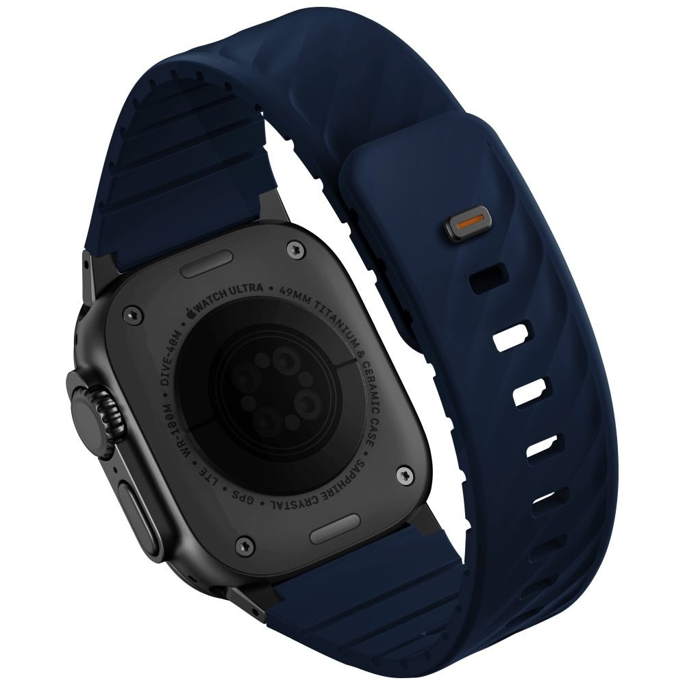 Uniq Μαγνητικό Λουράκι Apple Watch 4/5/6/7/8/9/10/11 - SE (1/2/3) - Ultra (1/2/3) – 40/41/42/44/45/46/49mm - Fluo - Blue