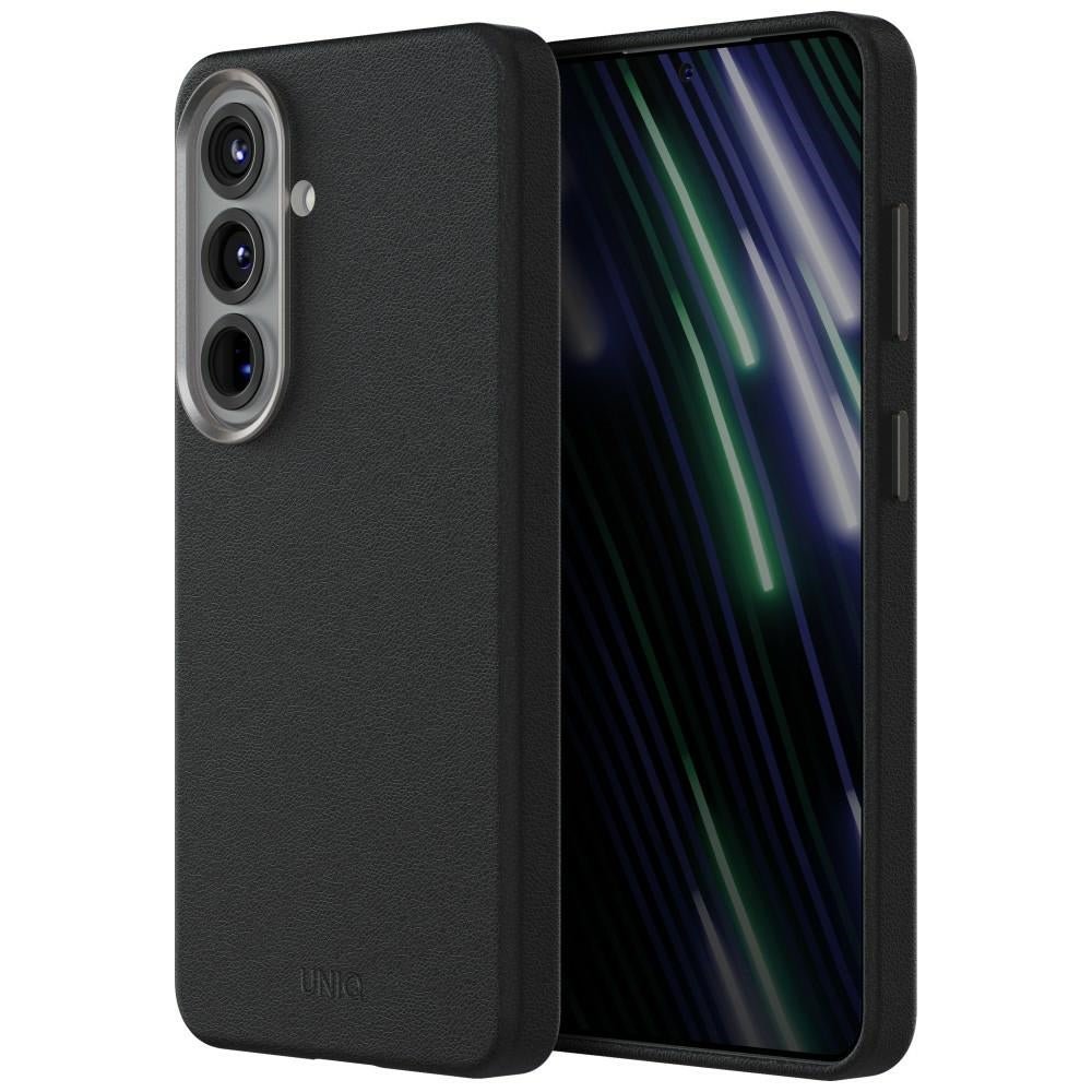 Uniq Samsung Galaxy S26 - Σκληρή Θήκη με Επένδυση Συνθετικού Δέρματος και MagSafe - Lyden MagClick - Black