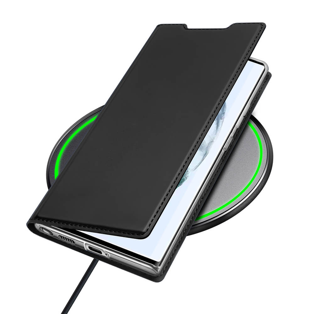 Dux Ducis Samsung Galaxy S22 Ultra Flip Stand Case Θήκη Βιβλίο - Black