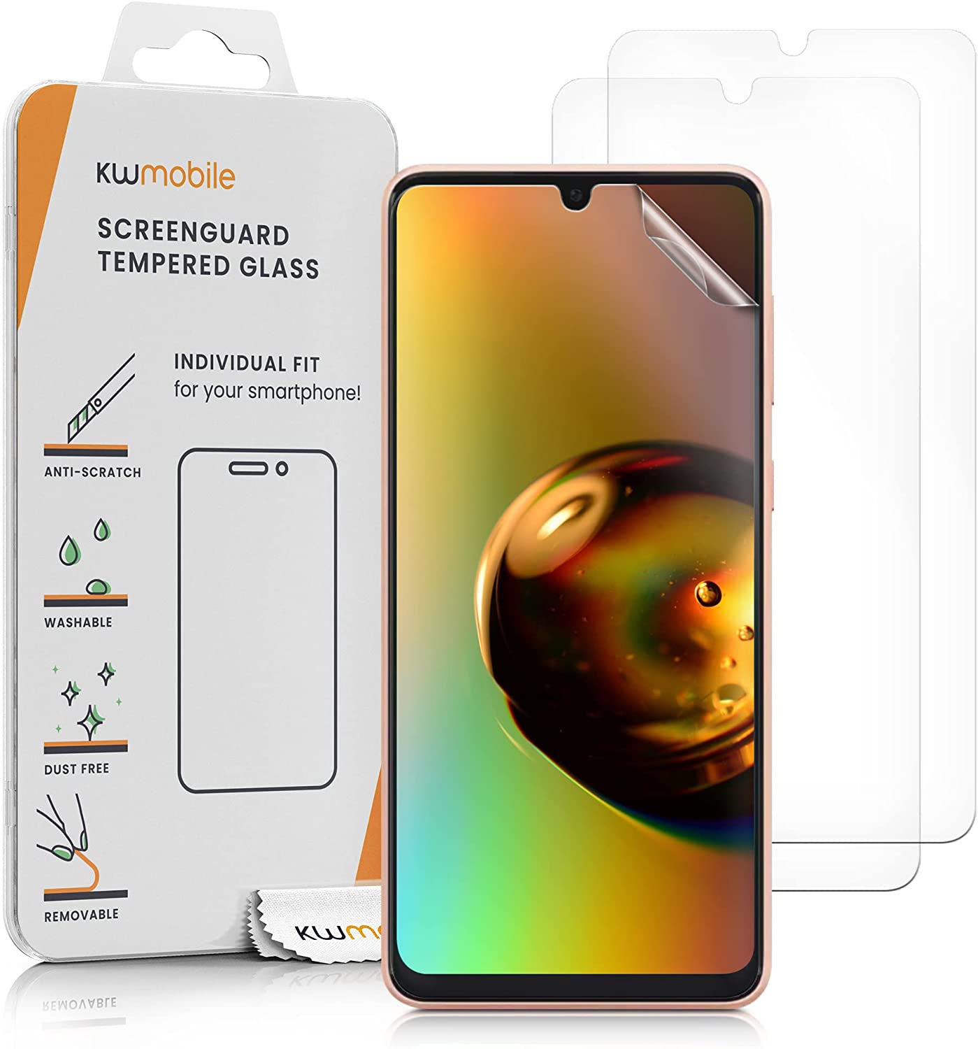 KW Samsung Galaxy A33 5G - 3 Μεμβράνες Προστασίας Οθόνης - Διάφανες - 57869.1