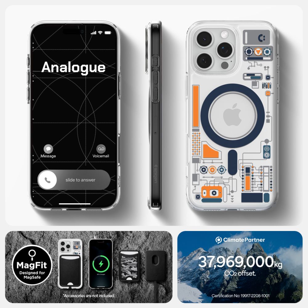 Spigen Cyrill iPhone 16 Pro Ultra Hybrid Mag Σκληρή Θήκη με Πλαίσιο Σιλικόνης με MagSafe - Analogue