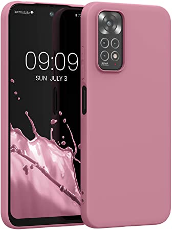 KW Xiaomi Redmi Note 11 / Redmi Note 11S Θήκη Σιλικόνης TPU - Rusty Rose - 57368.167
