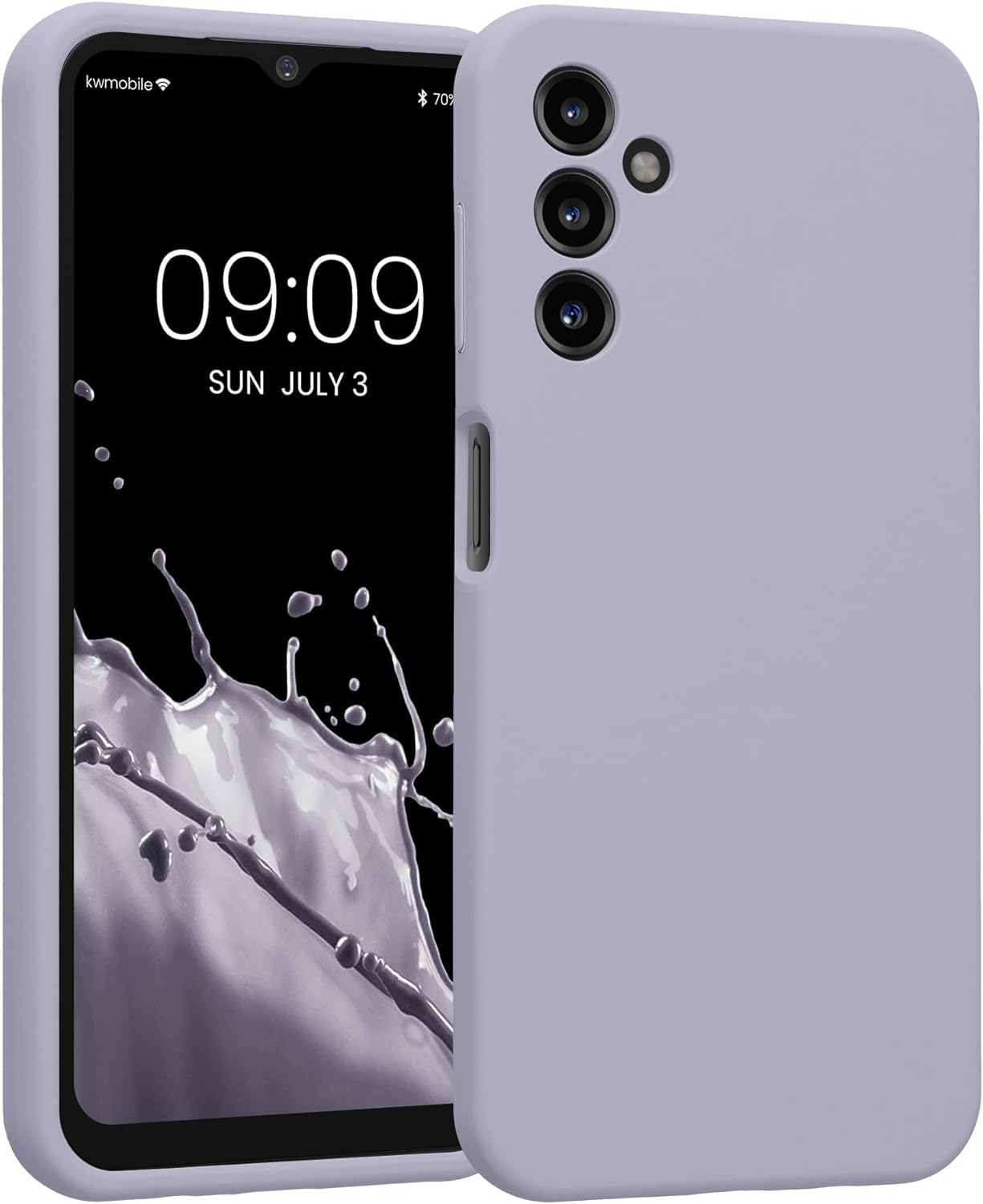 KW Samsung Galaxy A14 5G Θήκη Σιλικόνης Rubberized TPU - Pastel Lavender