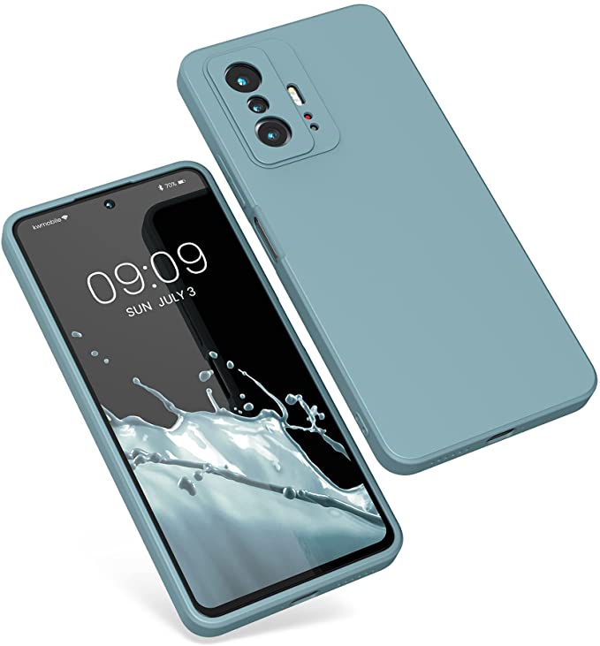 KW Xiaomi 11T / 11T Pro Θήκη Σιλικόνης Rubberized TPU - Arctic Blue - 56573.207