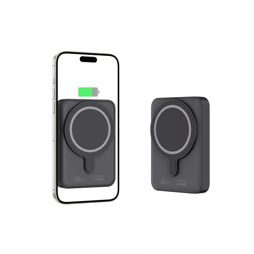Tech-Protect PB11 Lifemag MagSafe PowerBank Μαγνητικό PowerBank Κινητού 10000 mAh - Black