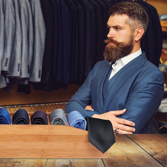 Relaxdays Κουτί Αποθήκευσης από Bamboo - Natural - 4052025246020