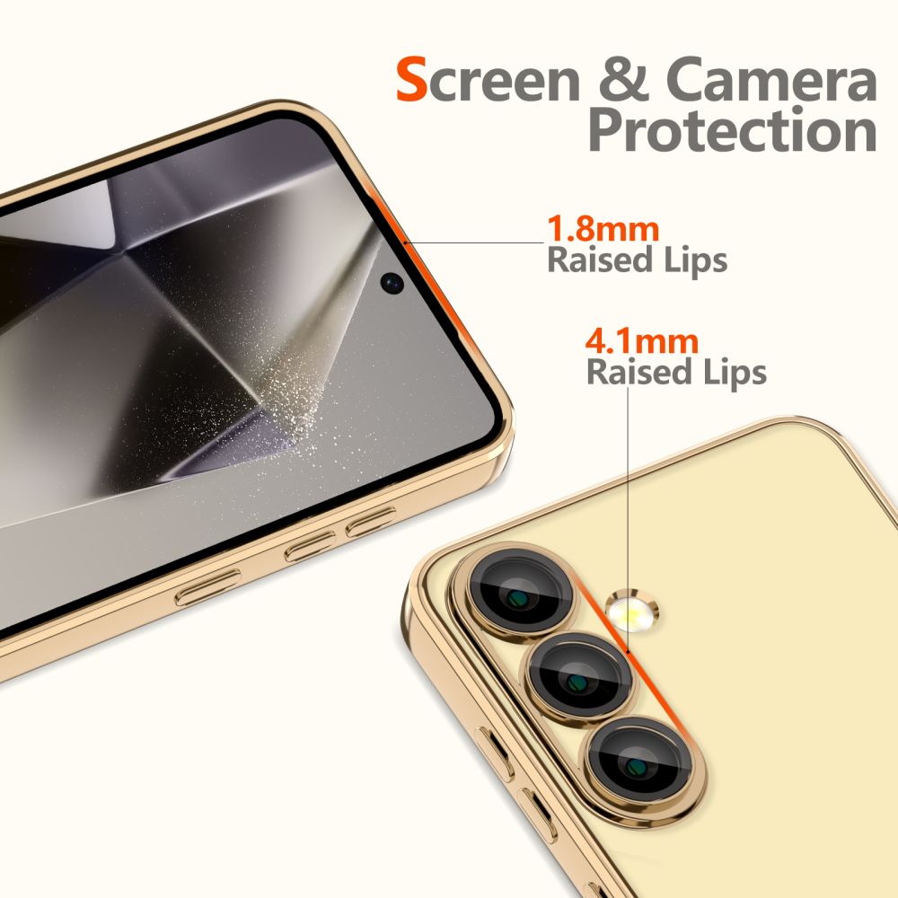 Tech-Protect Samsung Galaxy S25 MagFlex Θήκη Σιλικόνης TPU με MagSafe - Shiny Gold