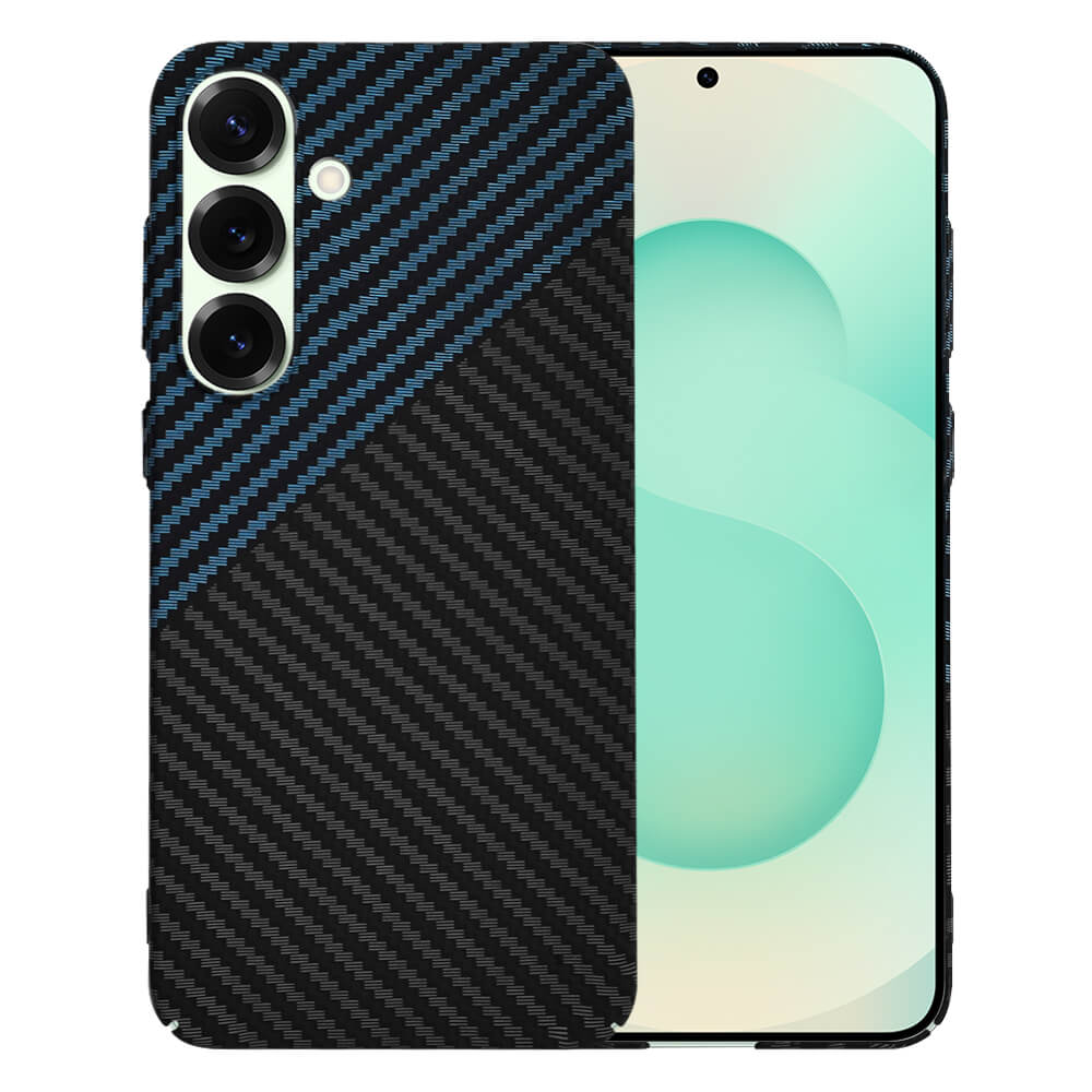 Techsuit Samsung Galaxy S25 Plus Σκληρή Θήκη Carbonite FiberShell - Blue Pulse