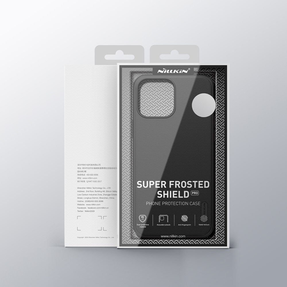 Nillkin iPhone 13 Pro Super Frosted Shield Rugged Σκληρή Θήκη - Black