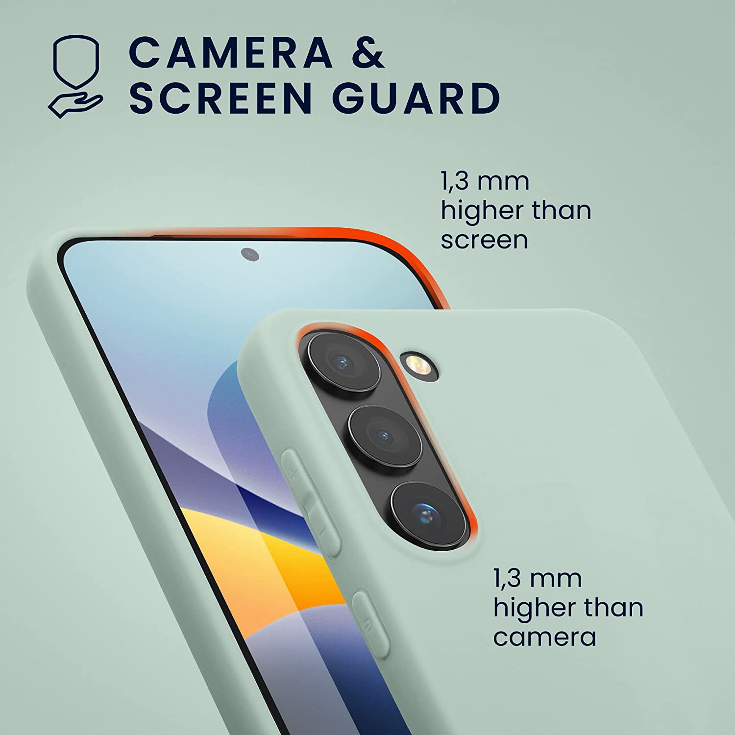 KW Samsung Galaxy S23 Θήκη Σιλικόνης TPU - Cool Mint - 60282.200