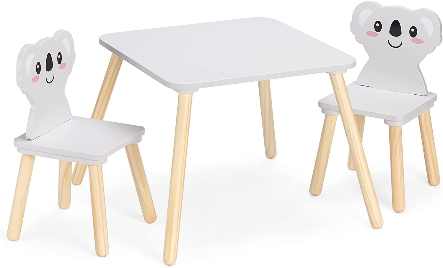 Navaris Σετ Παιδικού Καθίσματος - Design Koala - Grey / Light Brown - 55340.03