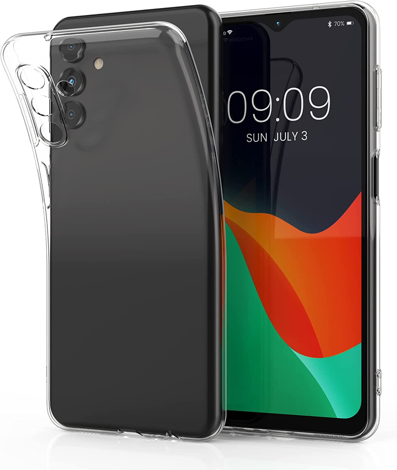 KW Samsung Galaxy A04s Θήκη Σιλικόνης TPU - Διάφανη - 59088.03