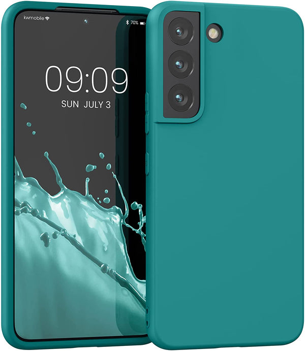 KW Samsung Galaxy S22 Θήκη Σιλικόνης TPU - Petrol Matte - 56758.57