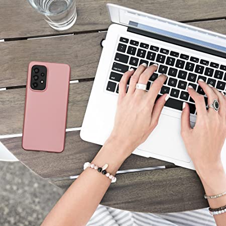 KW Samsung Galaxy A53 5G Θήκη Σιλικόνης TPU - Metallic Rose Gold - 57958.31