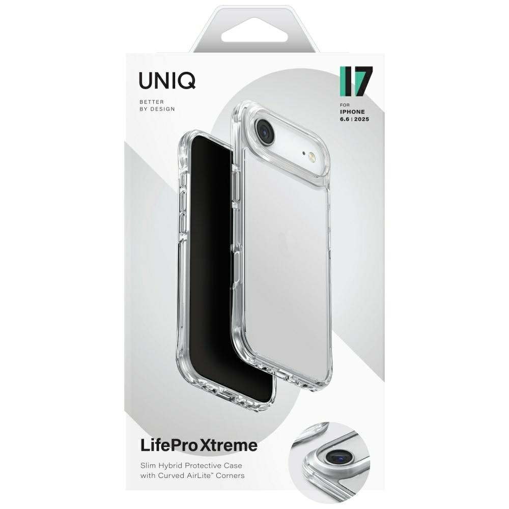 Uniq iPhone Air - LifePro Xtreme - Σκληρή Θήκη με Πλαίσιο Σιλικόνης - Διάφανη