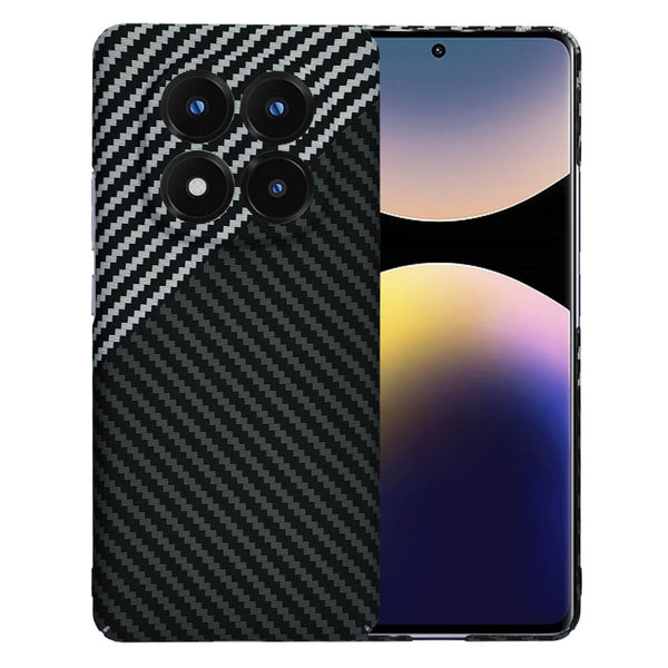 Techsuit Xiaomi Redmi Note 14 Pro+ 5G Σκληρή Θήκη Carbonite FiberShell - Stealth Gray