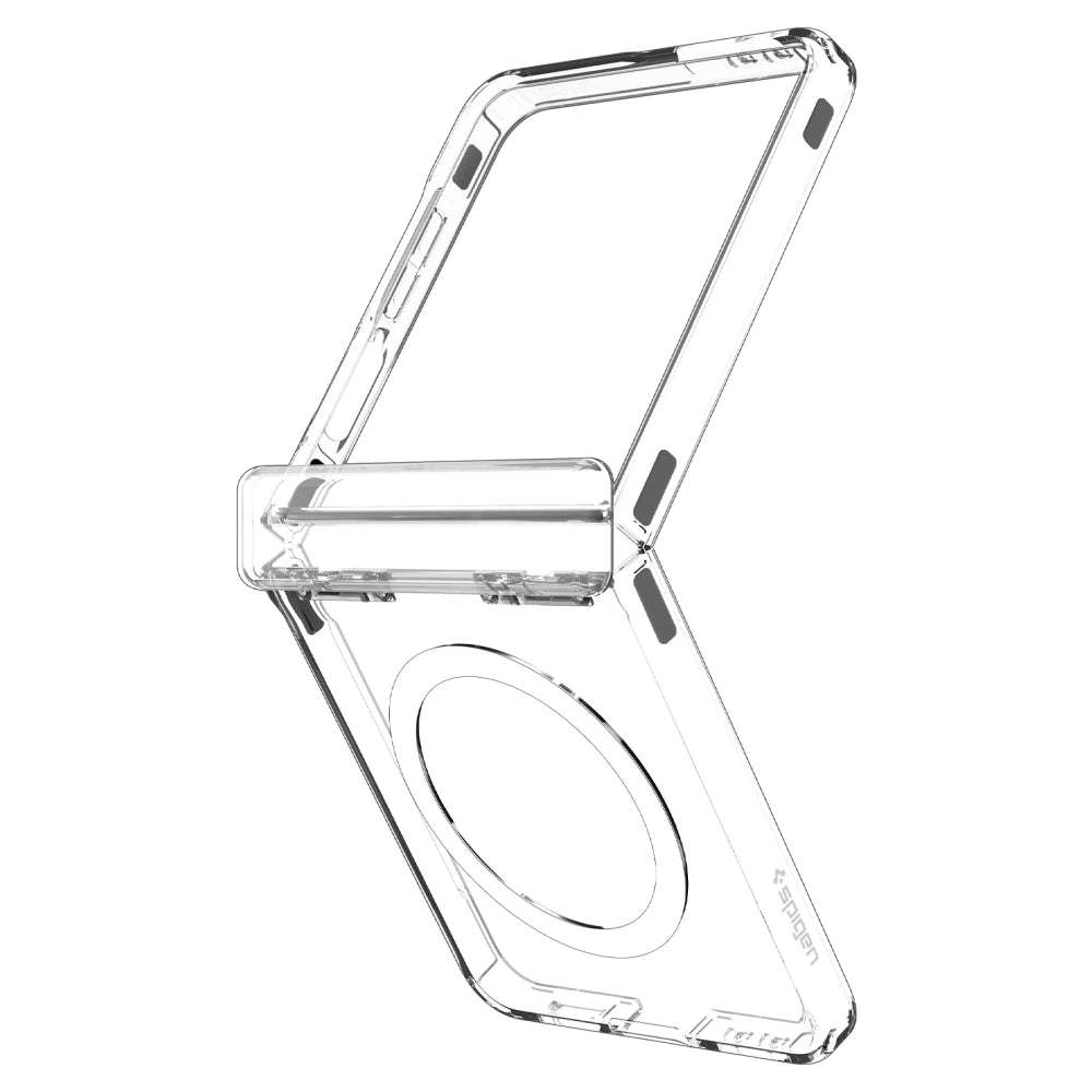Spigen Samsung Galaxy Z Flip7 - Ultra Hybrid Pro Mag - Σκληρή Θήκη με Πλαίσιο Σιλικόνης με MagSafe - Clear / White