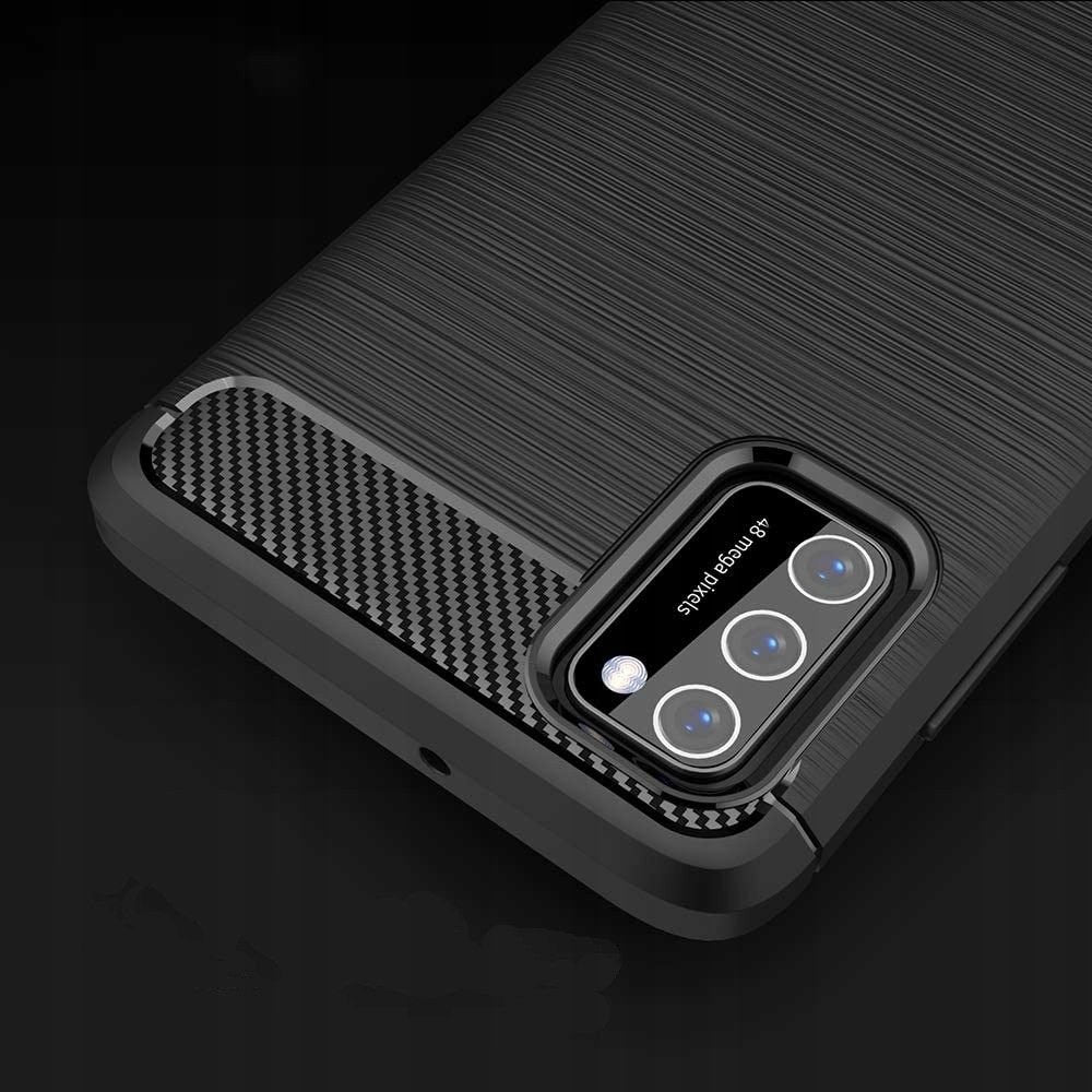 OEM Xiaomi Poco M3 Θήκη Rugged Carbon TPU - Black