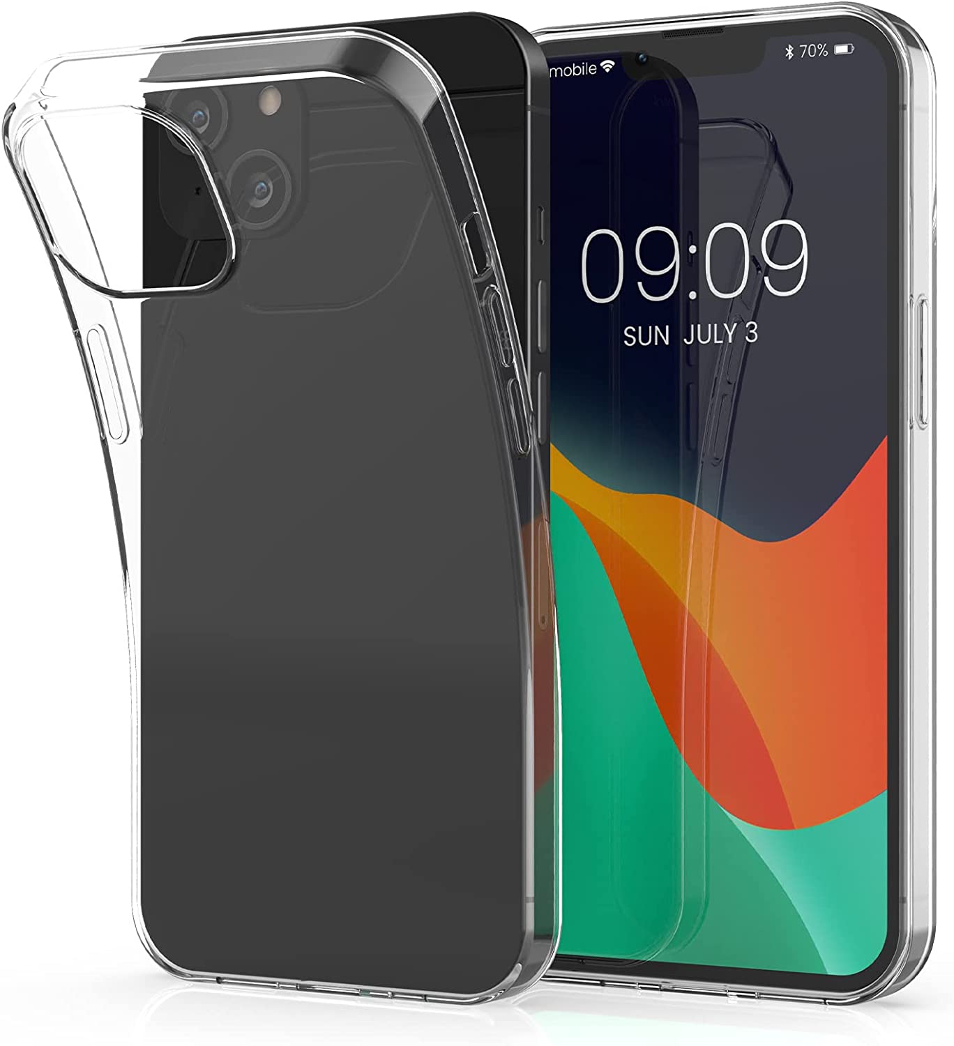 KW iPhone 14 Plus Θήκη Σιλικόνης TPU - Διάφανη - 59133.03