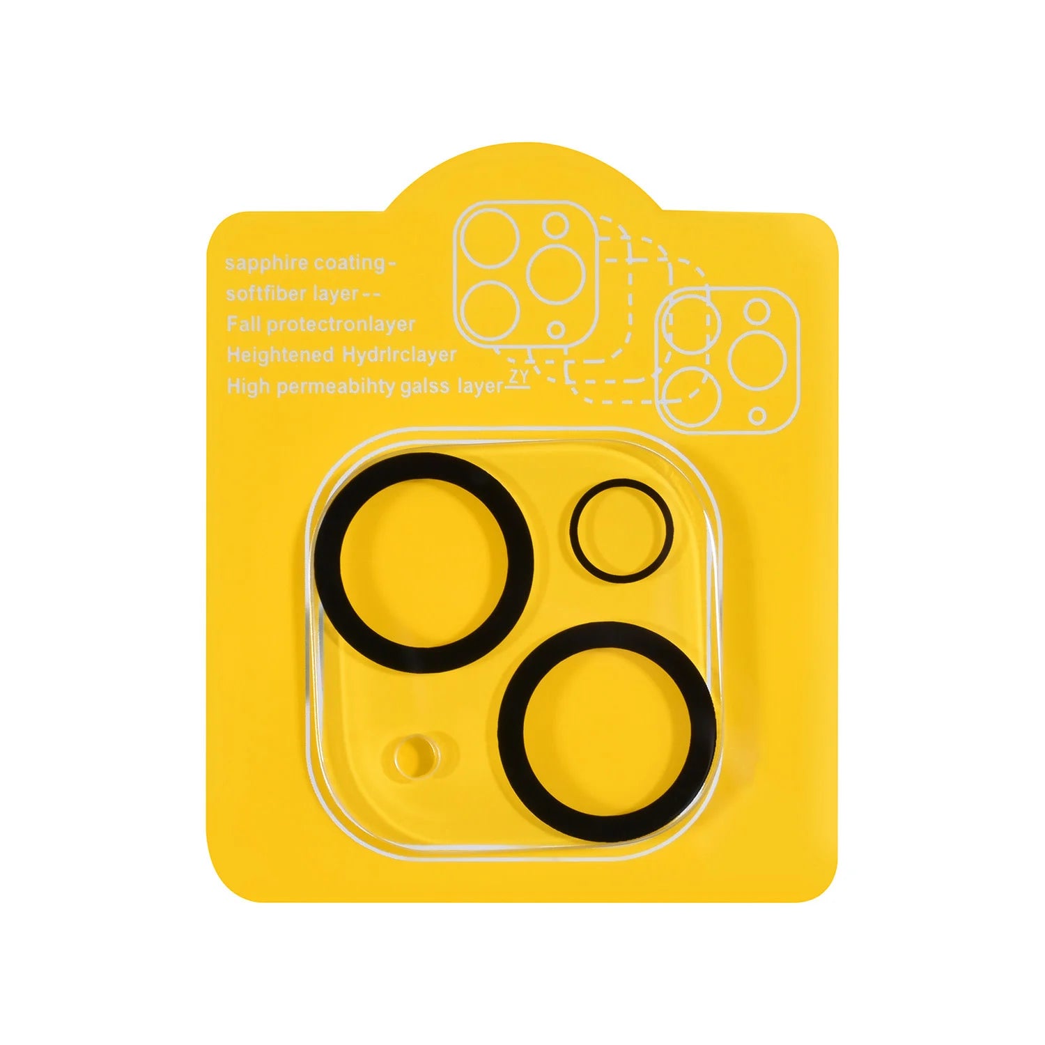 Tuniq iPhone 14 - Προστασία Κάμερας - Αντιχαρακτικό Γυαλί - Διάφανο